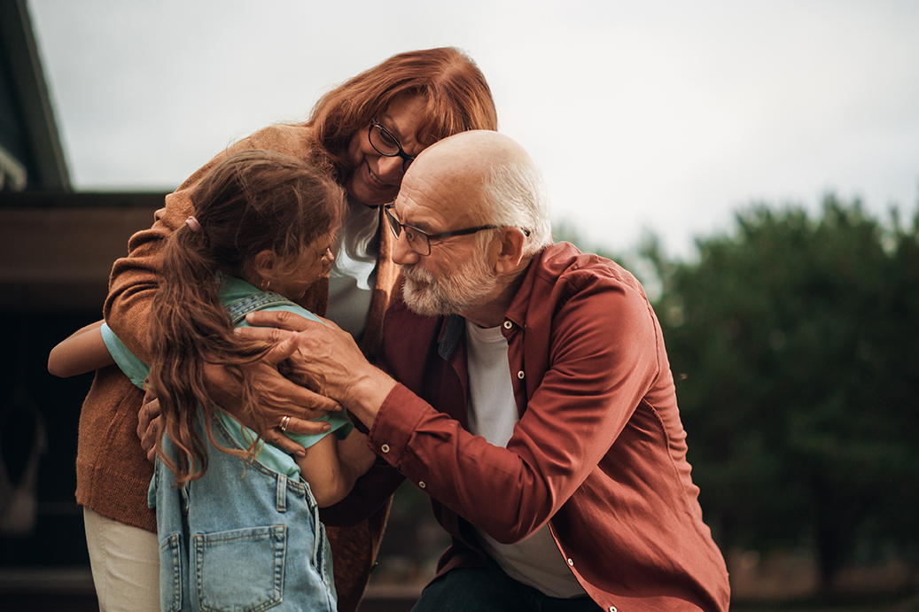grandparents and grandkid